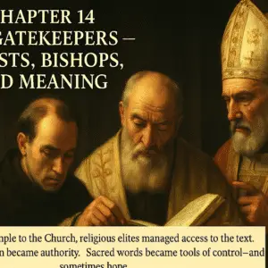 Chapter 14 The Gatekeepers — Priests, Bishops, and Meaning